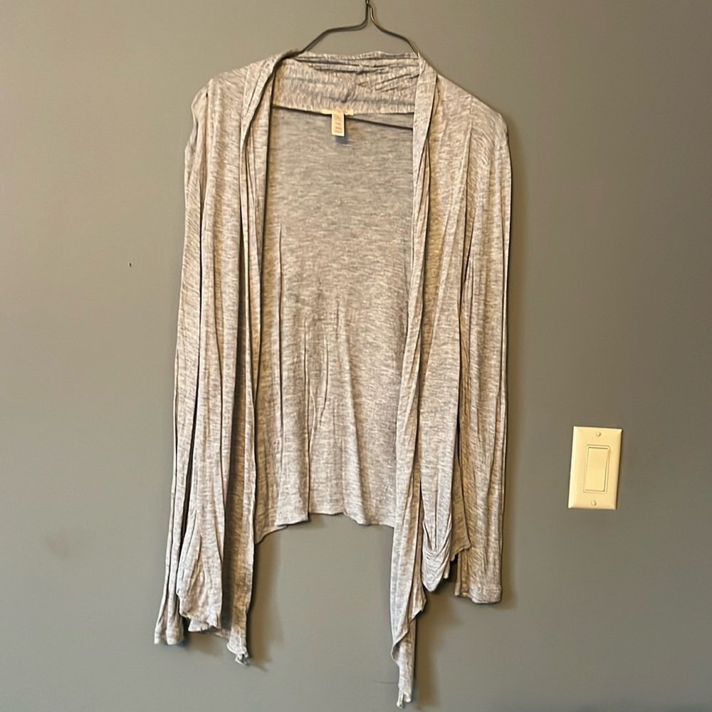 White cardigan
